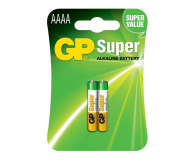 GP Baterie alkaliczne Super AAAA/LR61 1,5V (2 sztuki) - 1283076 - zdjęcie 1